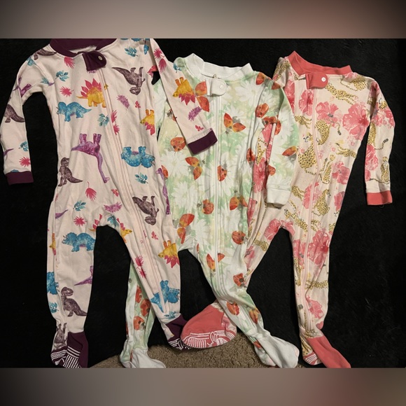 Burt's Bees Baby One Pieces Bundle Baby Burts Bees Animal Footie